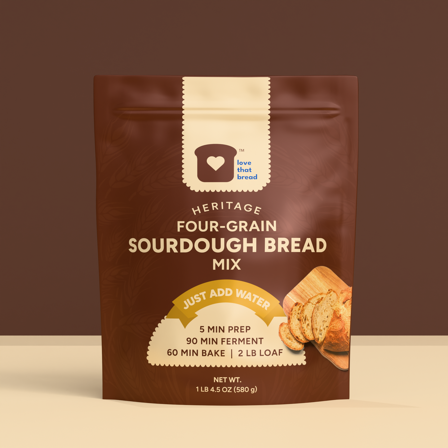 HERITAGE FOUR-GRAIN SOURDOUGH 2 BREAD LOAF MIXES